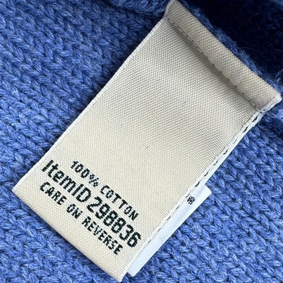 L.L. Bean Women’s Light Blue Zip-Up Sweater Size S - Picture 3 of 10